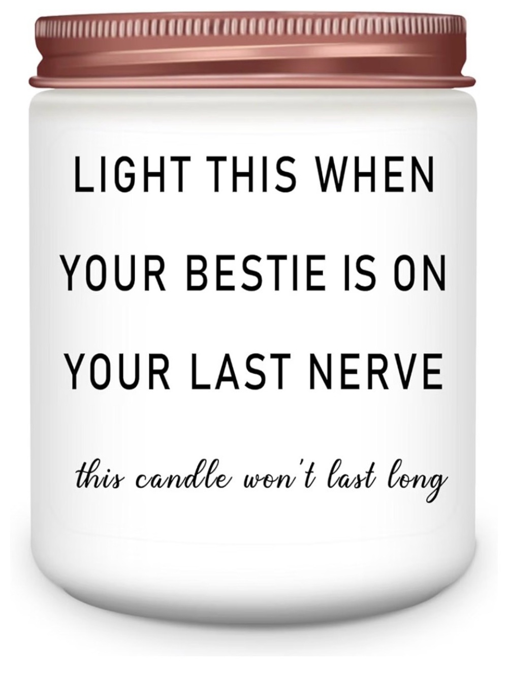 Funny candle Lavender candle